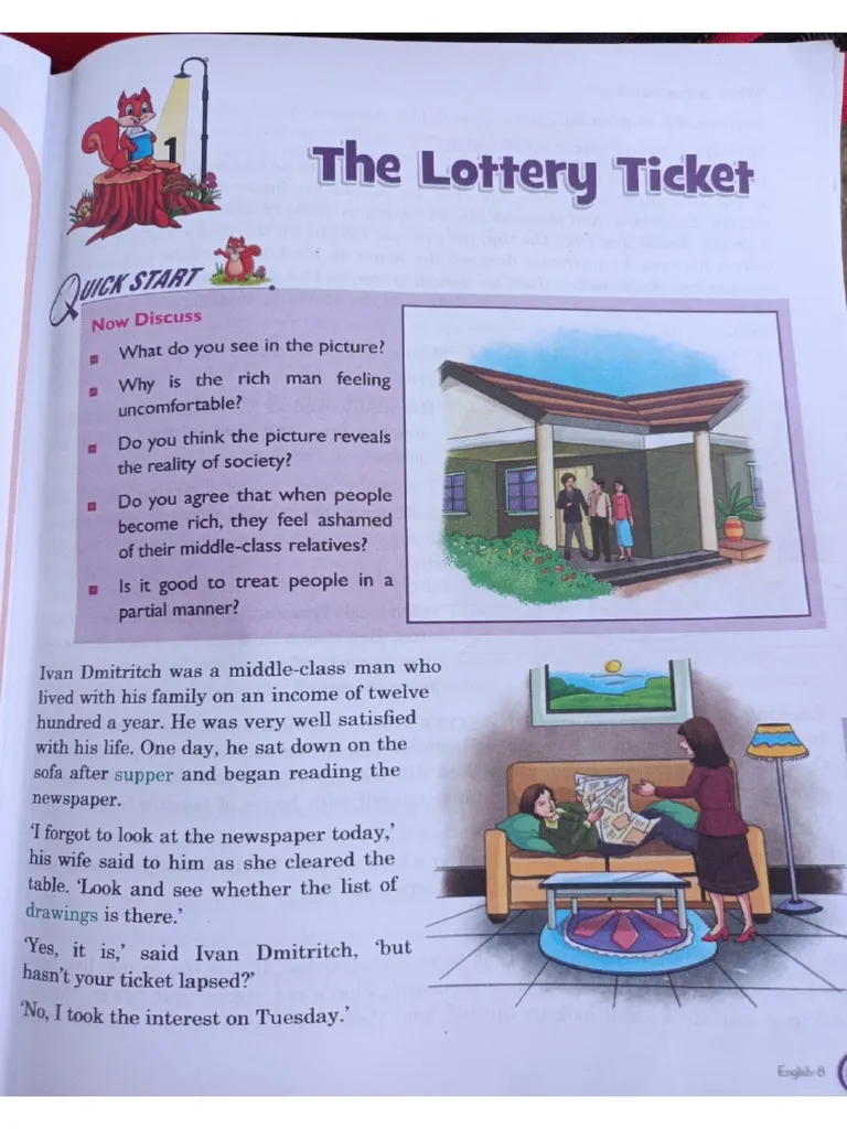 The Lottery Ticket Reading Quiz Long Response on JiliNo1